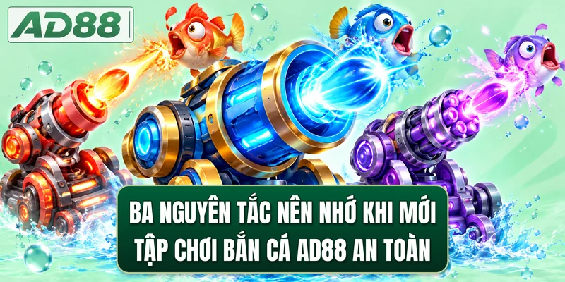 Ba nguyên tắc nên nhớ khi mới tập chơi bắn cá AD88 an toàn