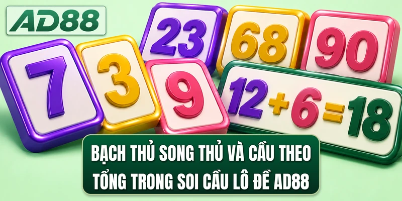Bạch thủ song thủ và cầu theo tổng trong soi cầu lô đề AD88