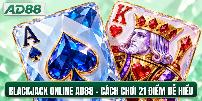 Blackjack Online AD88 - Cách Chơi 21 Điểm Dễ Hiểu