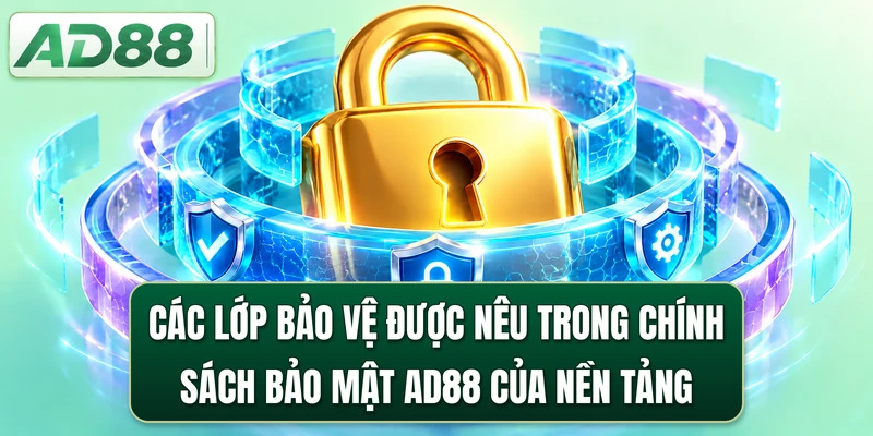 Các lớp bảo vệ được nêu trong chính sách bảo mật AD88 của nền tảng