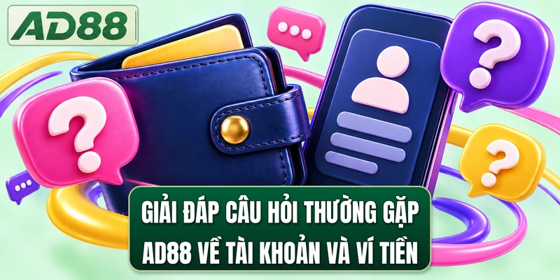 Giải đáp câu hỏi thường gặp AD88 về tài khoản và ví tiền