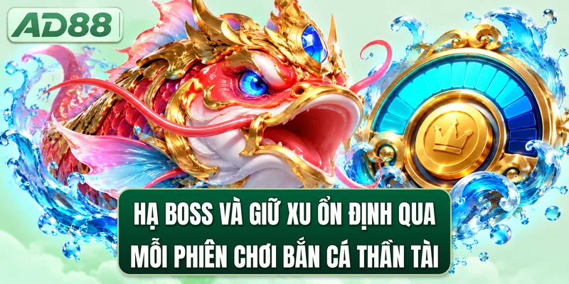 Hạ boss và giữ xu ổn định qua mỗi phiên chơi bắn cá Thần Tài