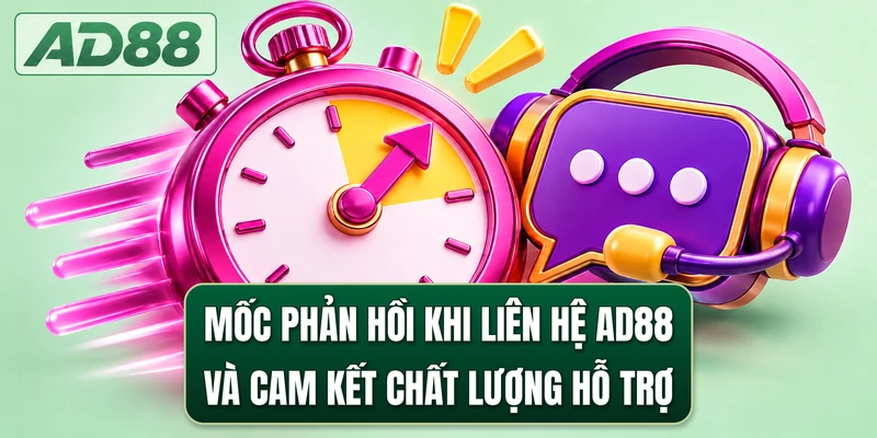 Mốc phản hồi khi liên hệ AD88 và cam kết chất lượng hỗ trợ