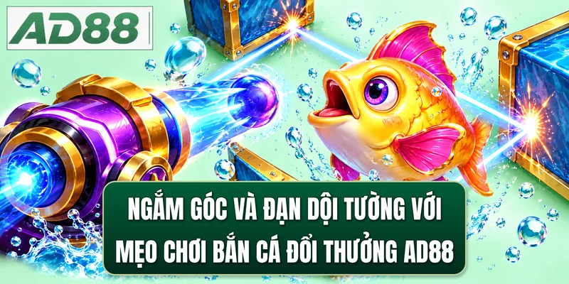 Ngắm góc và đạn dội tường với mẹo chơi bắn cá đổi thưởng AD88