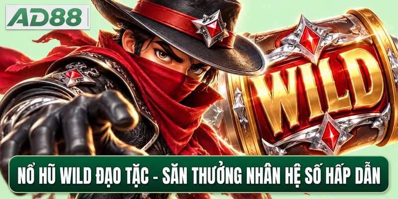 Nổ Hũ Wild Đạo Tặc - Săn Thưởng Nhân Hệ Số Hấp Dẫn