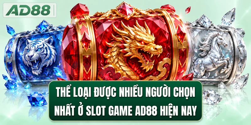 Thể loại được nhiều người chọn nhất ở slot game AD88 hiện nay