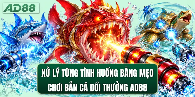 Xử lý từng tình huống bằng mẹo chơi bắn cá đổi thưởng AD88